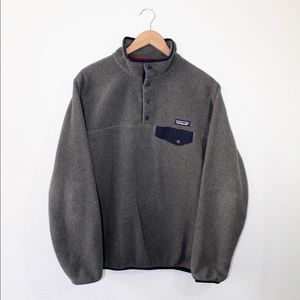 Women’s Patagonia Snap t Fleece Pull Over Grey